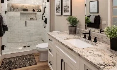 Bathroom Remodeling 11 Bathroom remodel focused on durability and design